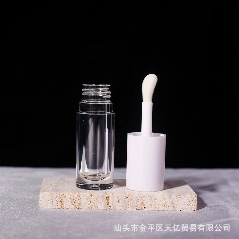 In Stock Free Shipping 6ML Large Capacity Lip Gloss Sub-bottle Lip Glaze Empty Tube Large Brush Head Concealer Round Tube Cosmetic Packaging Material