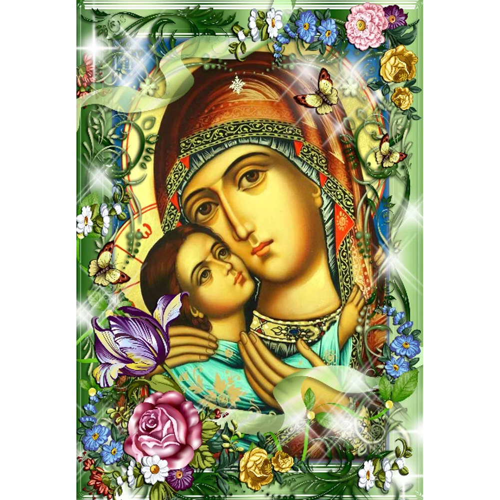 

Mother and Son - Round Drill Diamond Painting - 30*40CM, 501 Original
