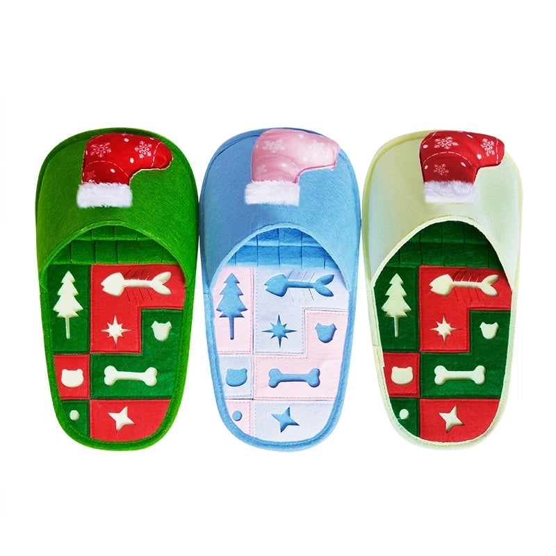 Casual Felt Slippers Pet Toys