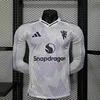 2025-2026 Long Sleeve Player Version Manchester United Away Football Shirt 1:1 Thai Quality