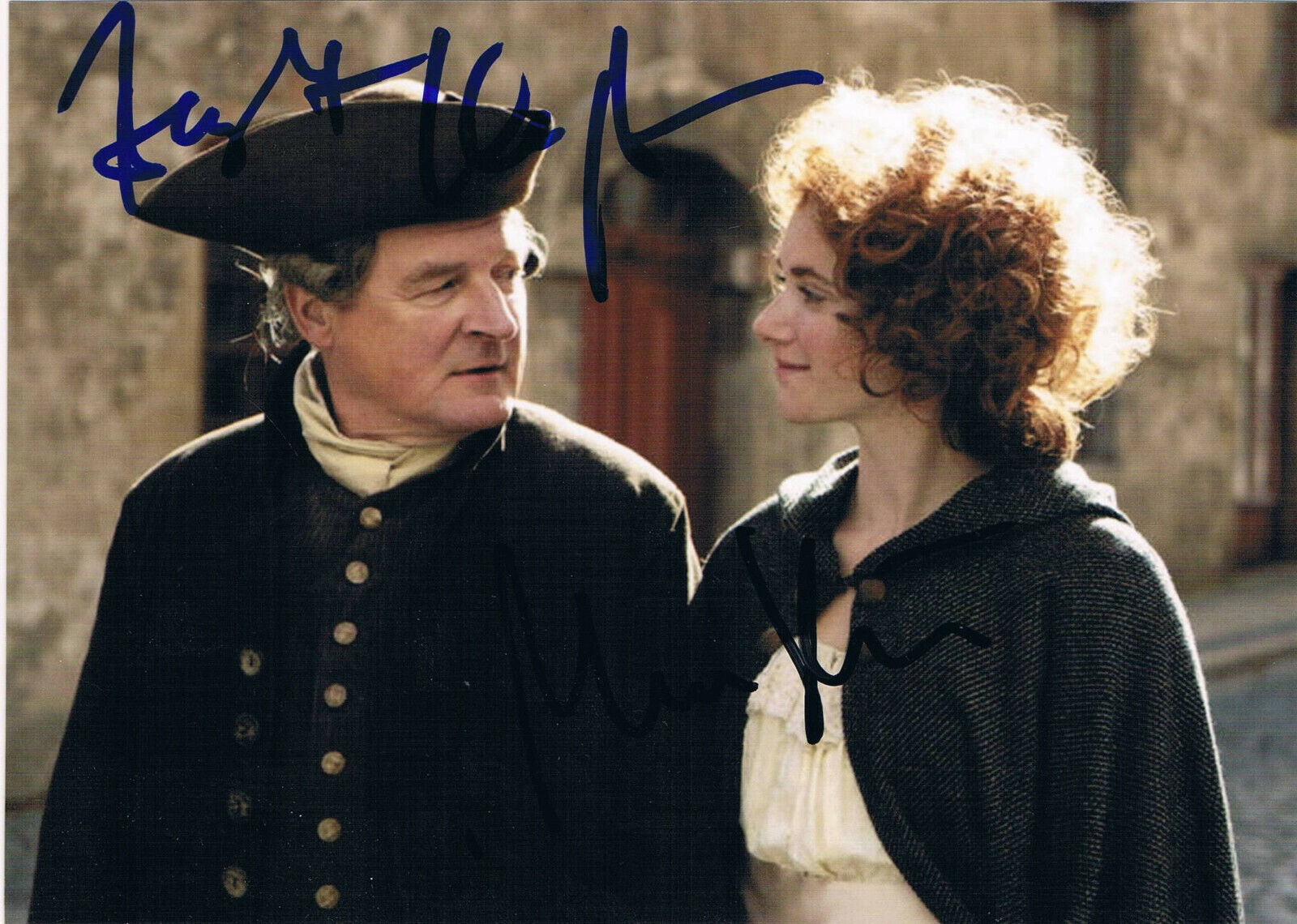 Goethe! - Miriam Stein & Burghart Klau?ner autograph 5x7