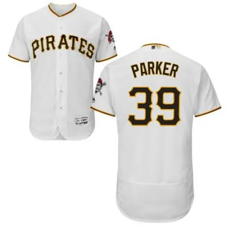Pirates #39 Dave Parker White Flexbase Authentic Collection Stitched MLB Jersey