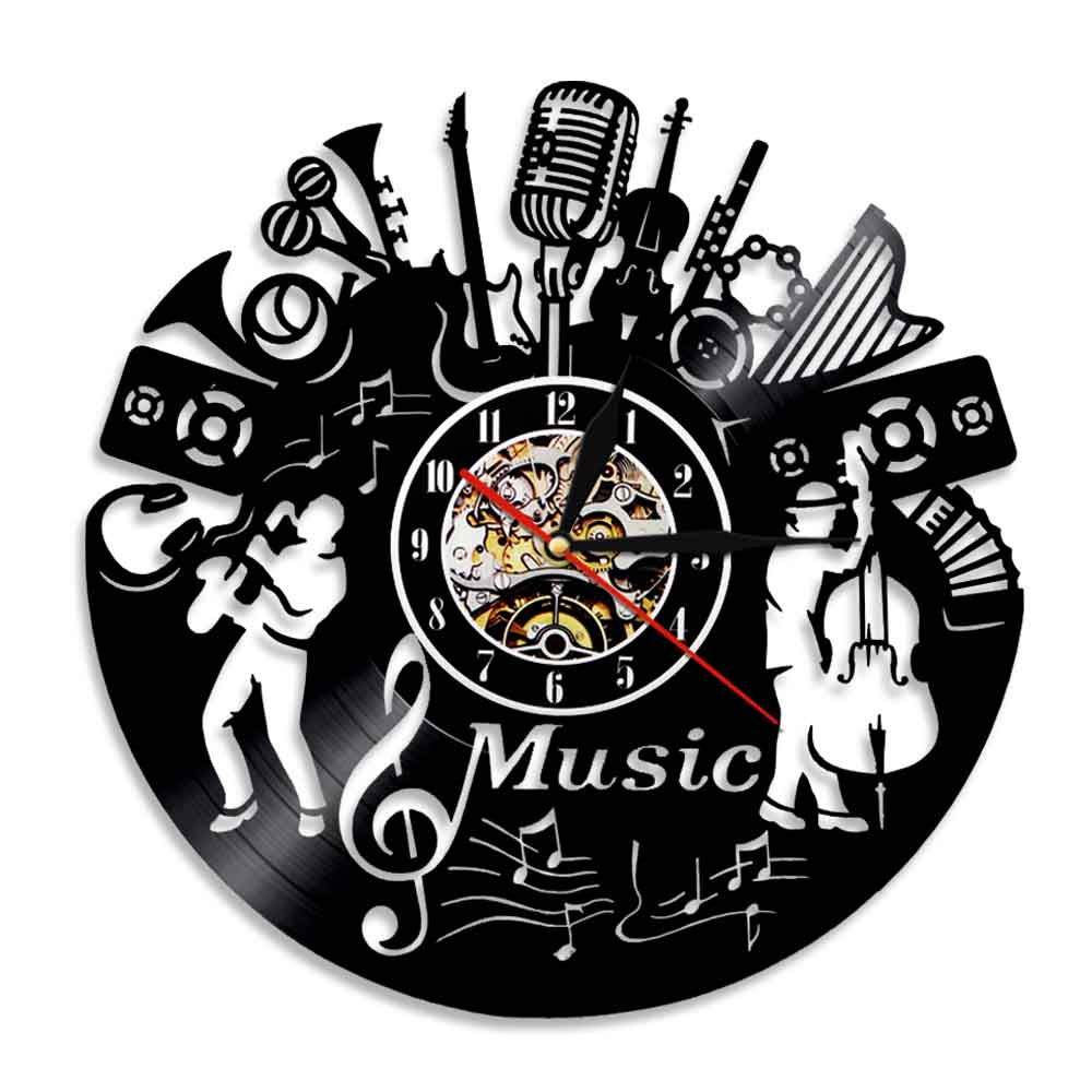 

Music Band LP Ro - Vinyl Record Wall Clock - Without LED, 501 Original