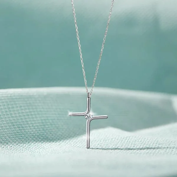 🔥 Cross Necklace - ''God Bless You''💖