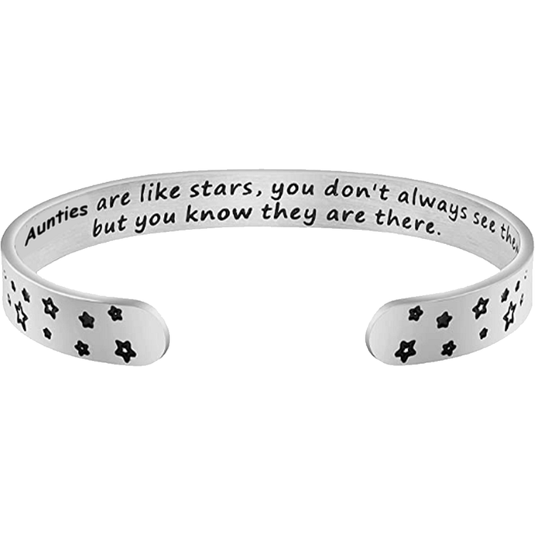For Aunt - Aunties are like stars Design Bracelets