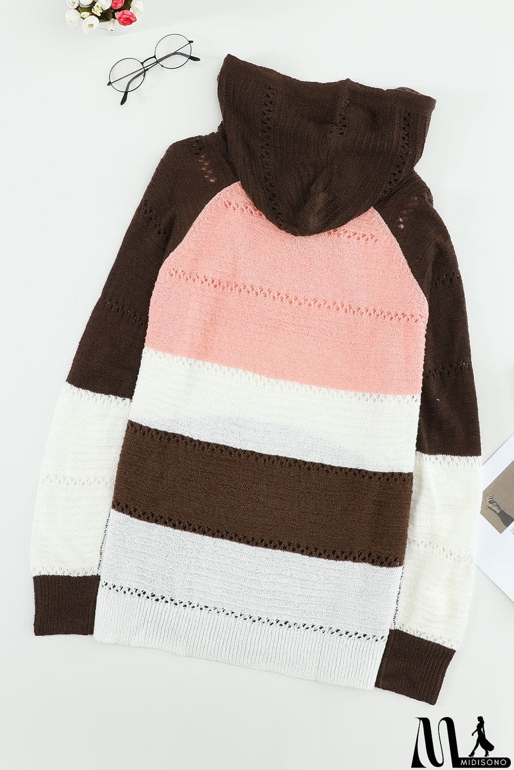 MidiSono - Classic Beach Bonfire Knitted Hoodie