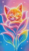 Luxury AB Velvet Diamond Painting Kit - Cat