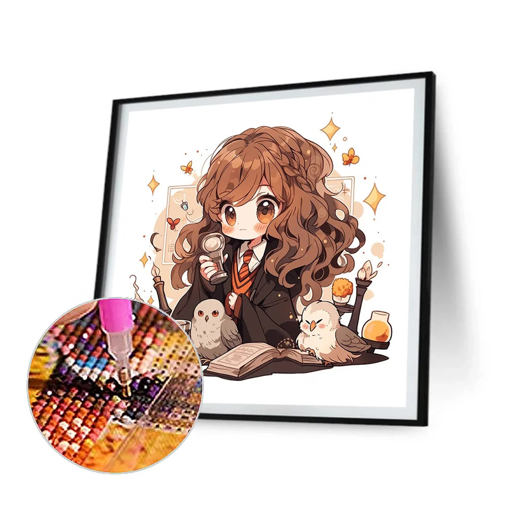 Diamond Painting - Full Round Drill - Hermione Granger(Canvas|40*40cm)