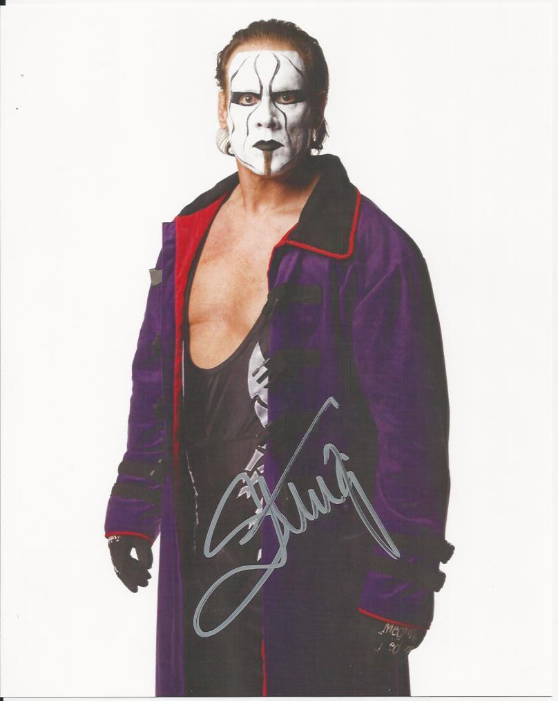 Sting - Wrestling signed Photo Poster painting