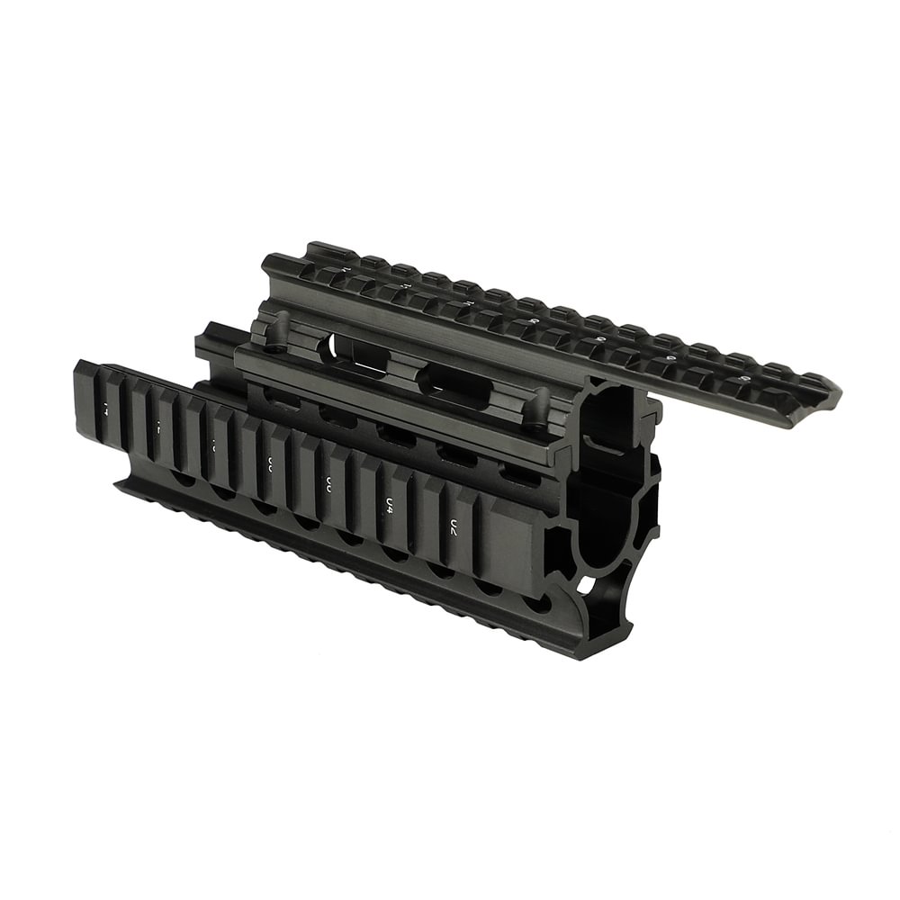 ohhunt® AK-47 Quad Rail Handguard Black Tan