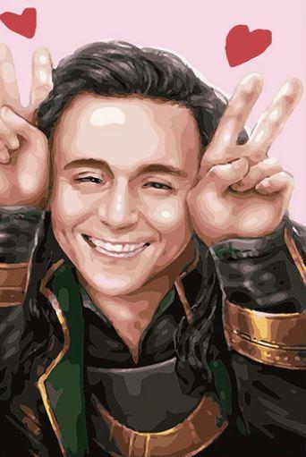 

Kawaii Loki – Paint By Numbers - 40*50CM, 501 Original