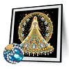 Diamond Painting-DIY Crystal Rhinestone Flower Shining Girl