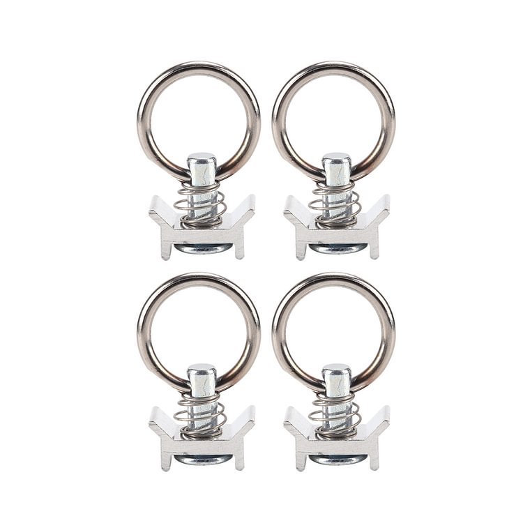 4/6pcs Quick Release Truck Ring Spring Single Stud Bolt Keeper Tied Anchor