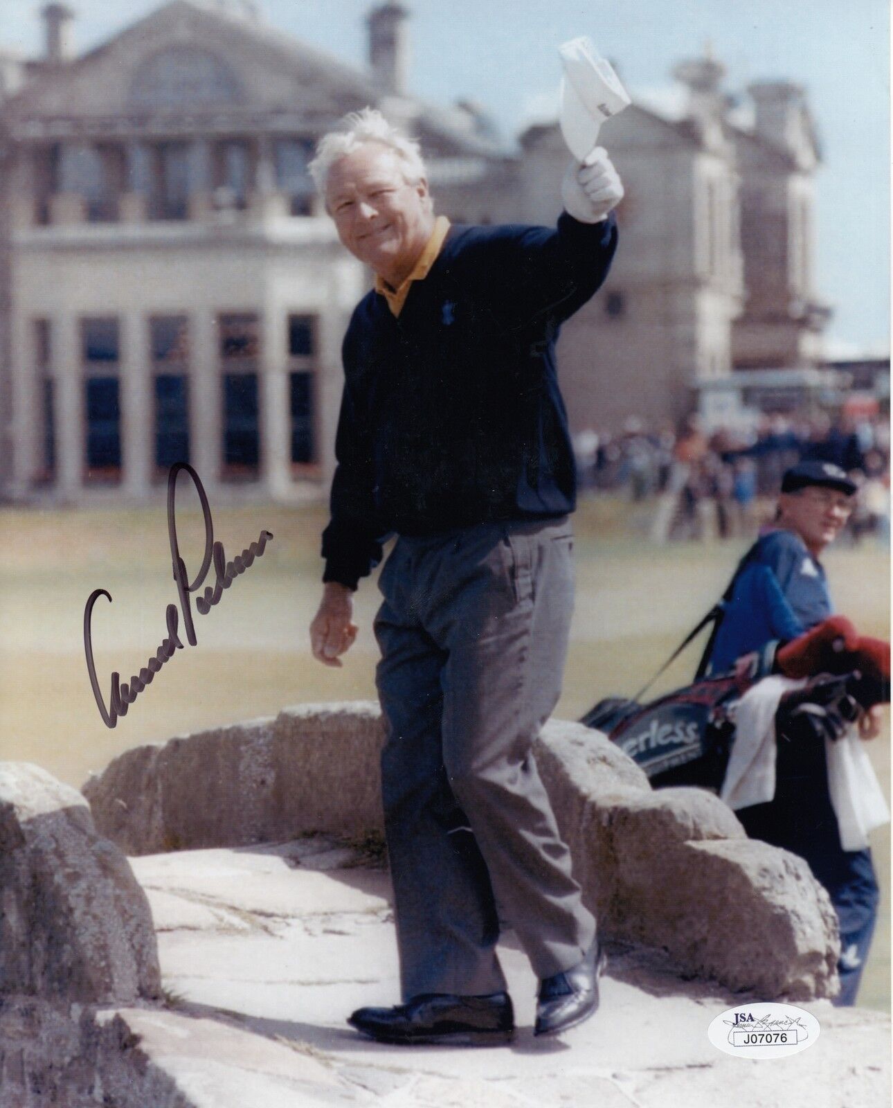 Arnold Palmer #3 8x10 Signed Photo Poster painting W/JSA Certification Golf 090918