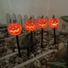 Lampe de sol en forme de citrouille/cr&acirc;ne pour Halloween