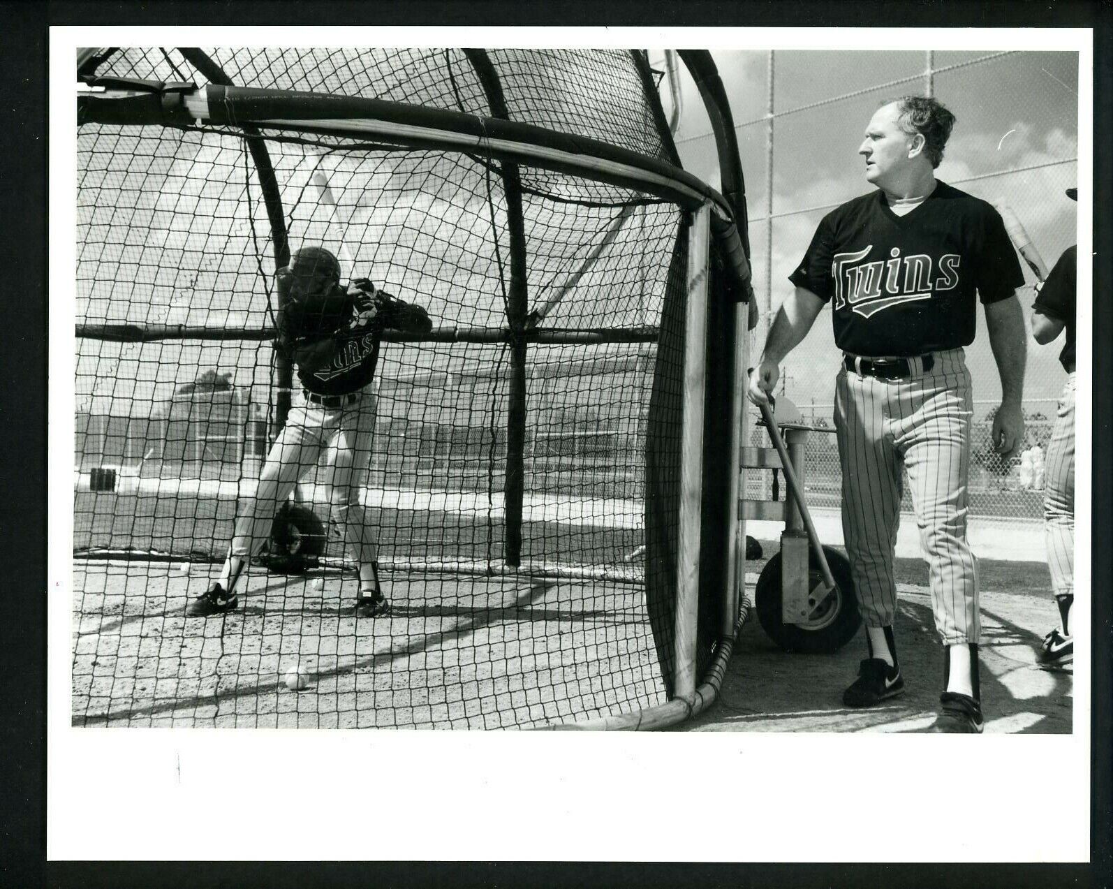 Terry Crowley LOT of THREE 1991 Press Photo Poster paintings Minnesota Twins