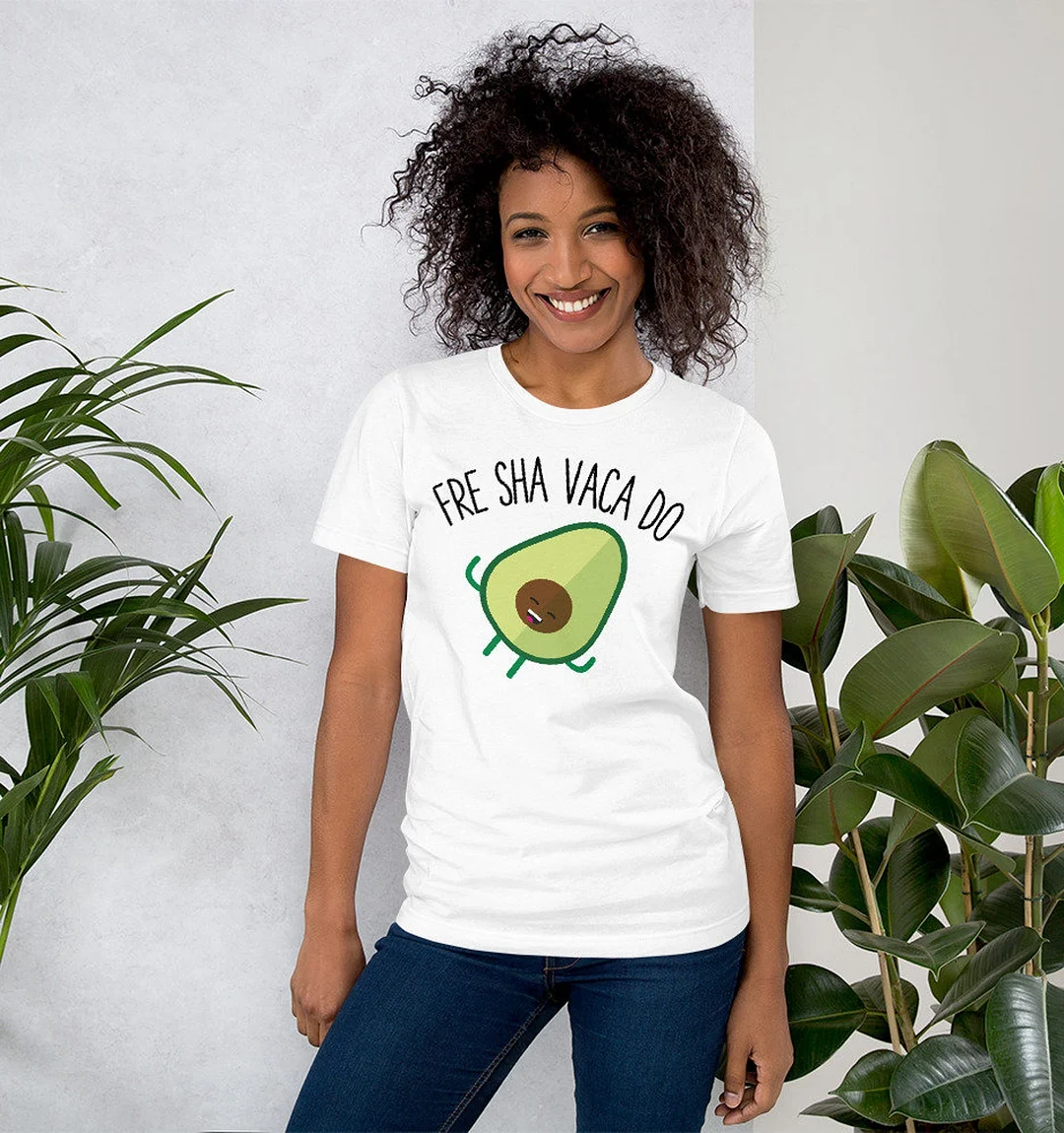 Fre Shavacado Sha Vaca Do Voca Fresh Avodavo Shirt Avacado Meme Avocado Tee T-Shirt Top