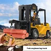 Remote Control Forklift Light Music Spray Crane Engineering Car Children's Toy Model
