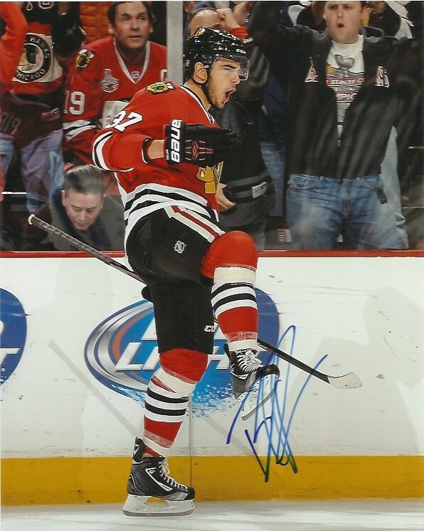 Chicago Blackhawks Brandon Pirri Signed Autographed 8x10 Photo Poster painting COA H