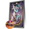 (40*60cm)Flower and Dragon - Full Round Drill Diamond Painting