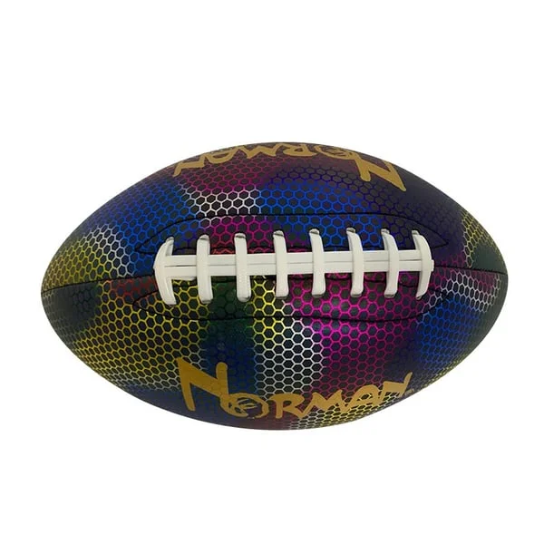 Holographic Glowing Reflective Football