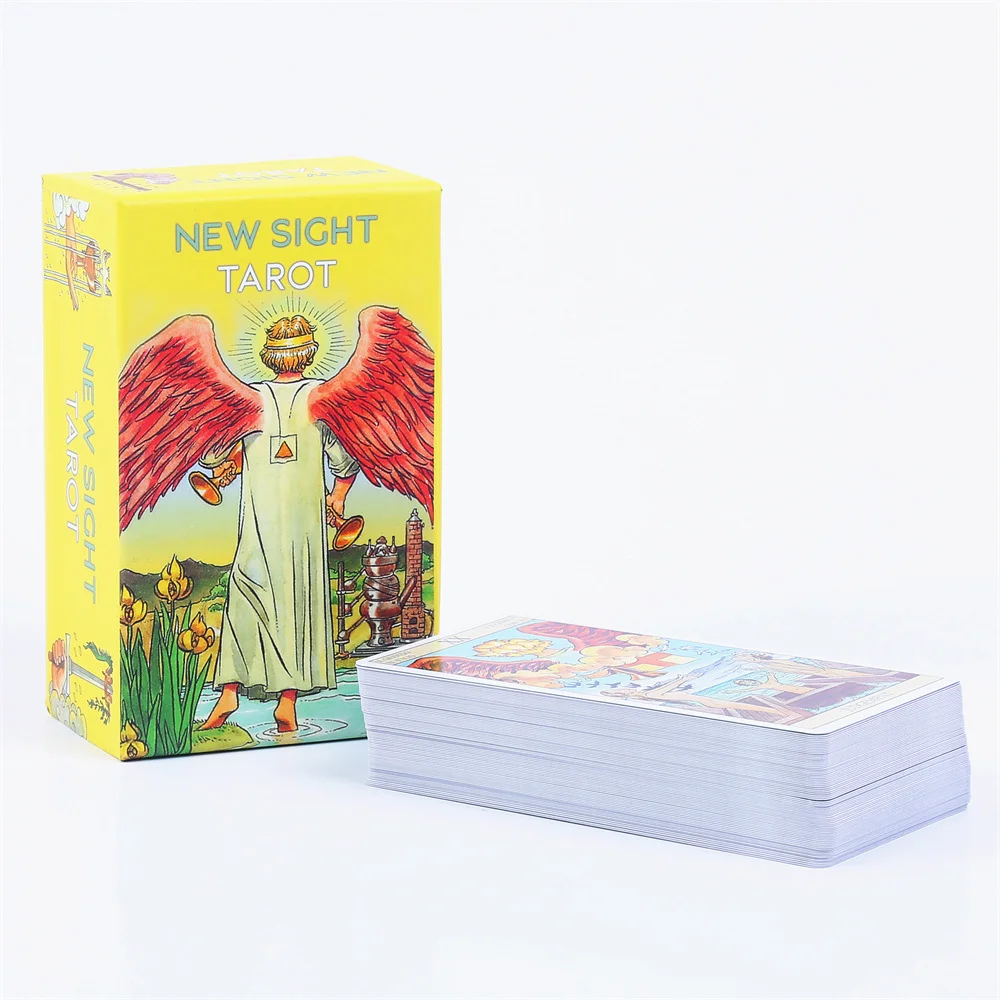 New Sight Tarot Deck with Guidebook and Drawstring Pouch