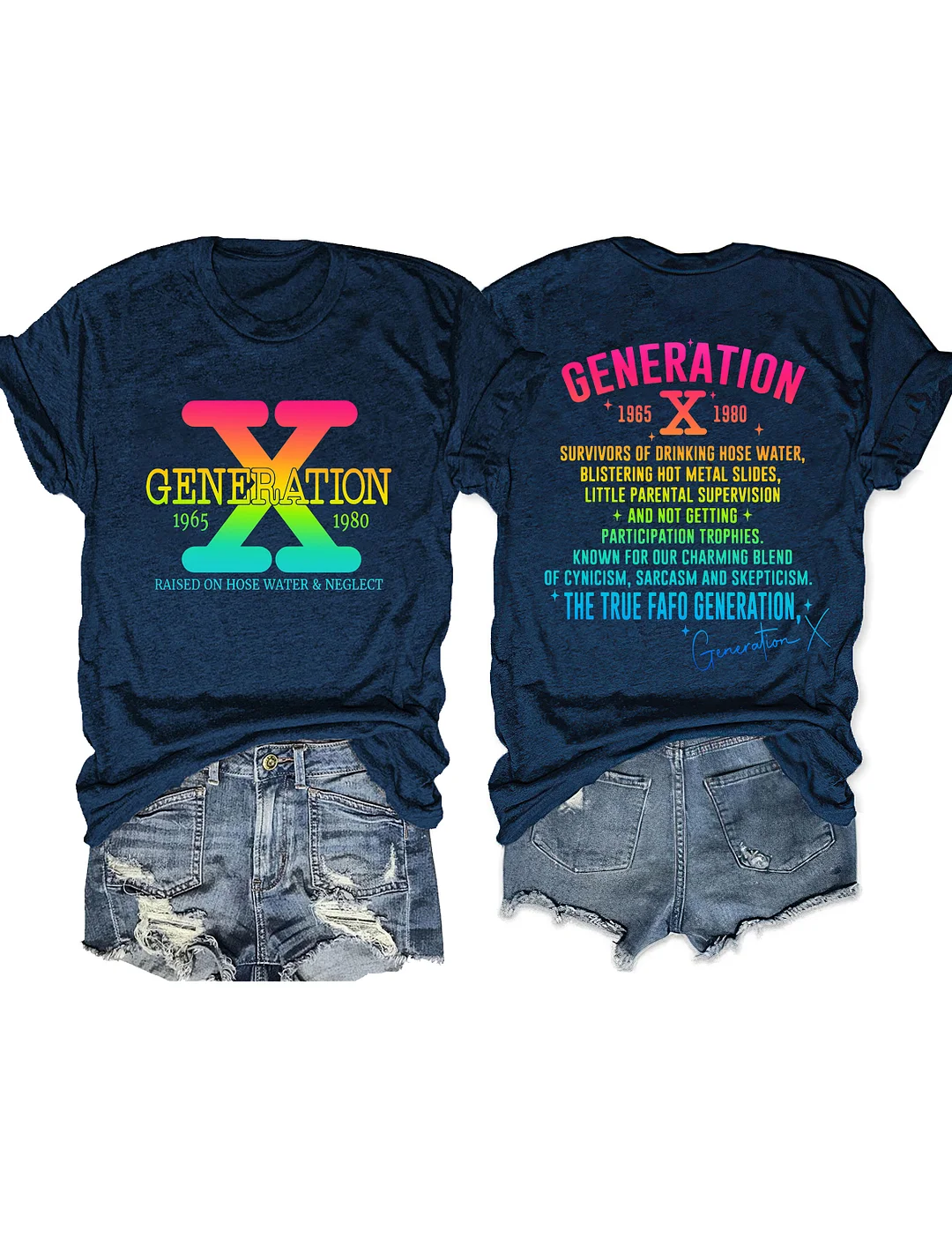 Generation X Raised on Hose Water & Neglect T-shirt