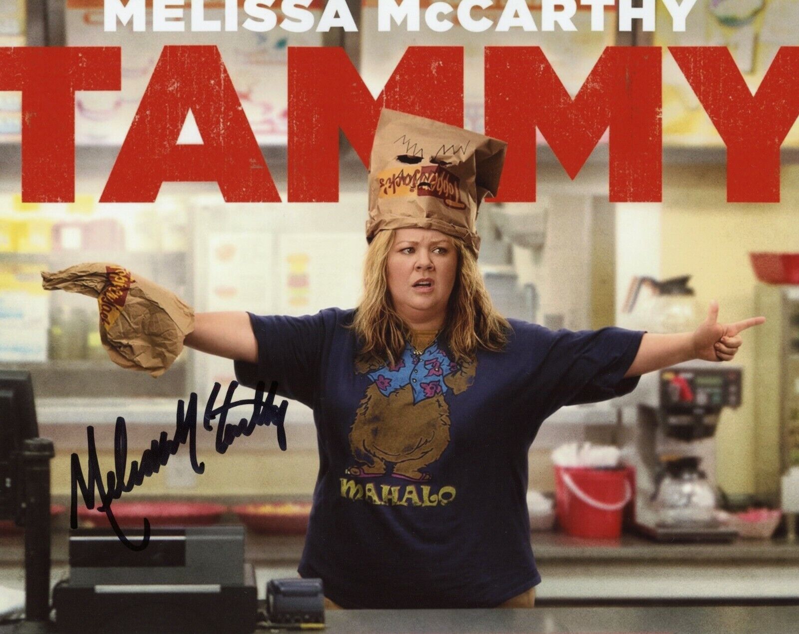 ~~ MELISSA McCARTHY Authentic Hand-Signed TAMMY