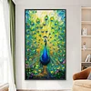 Peacock - Diamond Painting - Full Round Drill (Canvas|40*70cm)