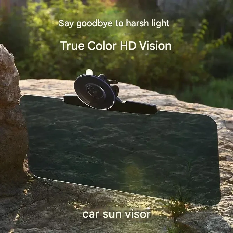 Car anti-glare sunshade