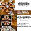 Handmade Mexican Train Domino Hub - Red Oak, Cedar & Purple Heart
