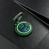 Car Charger Dual USB 12V-24V QC 3.0 Cigarette Lighter Socket with Touch Switch