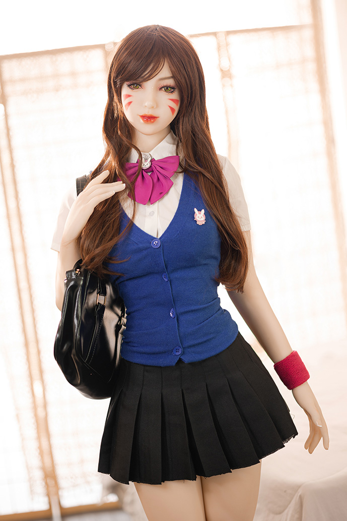 Hanidoll 158cm Kleine Brüste TPE ganzer Körper Sexpuppe sexspielzeug H3352