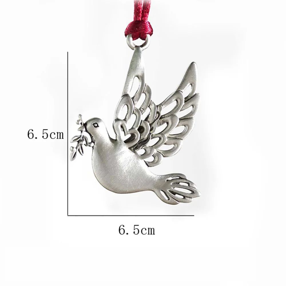 New pure tin metal three-dimensional Christmas furniture decoration pendant