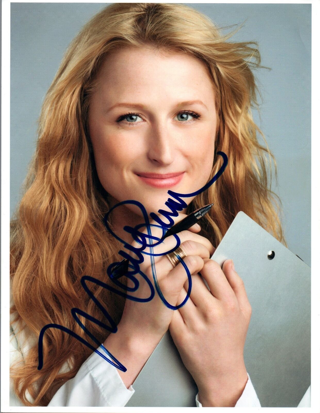 Mamie Gummer Signed Autographed 8x10 Photo Poster painting The Good Wife COA VD