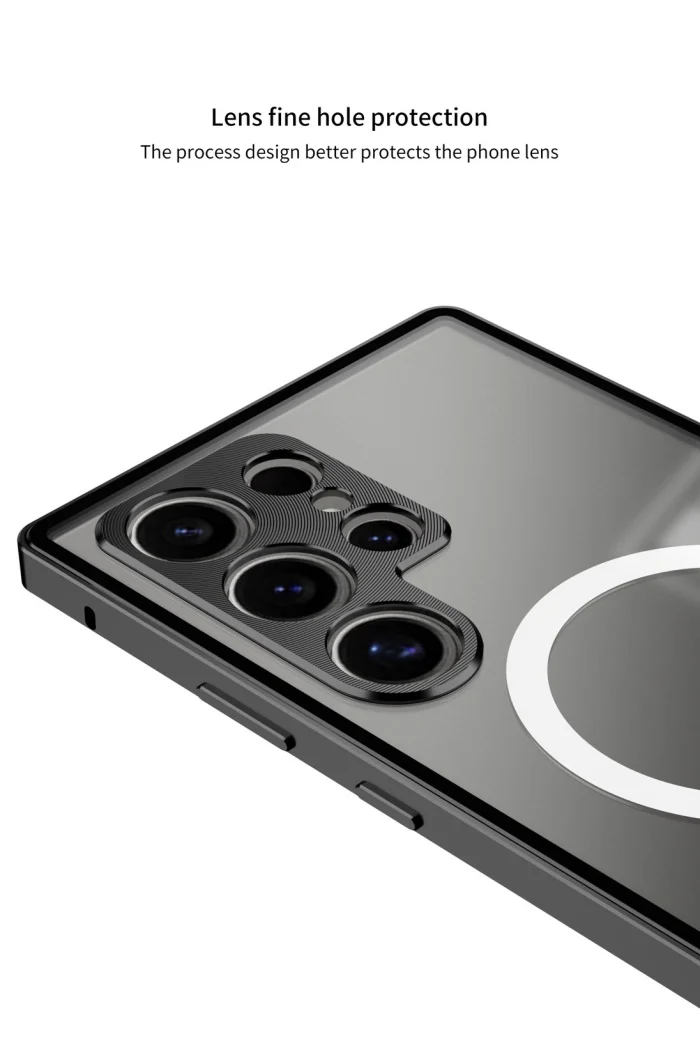 Samsung S25U Metal Magnetic Half-cover Anti-fall Protective Cover