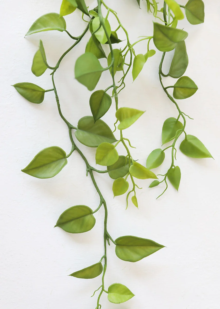 Artificial Plants Hanging Philodendron Bush - 49.5"