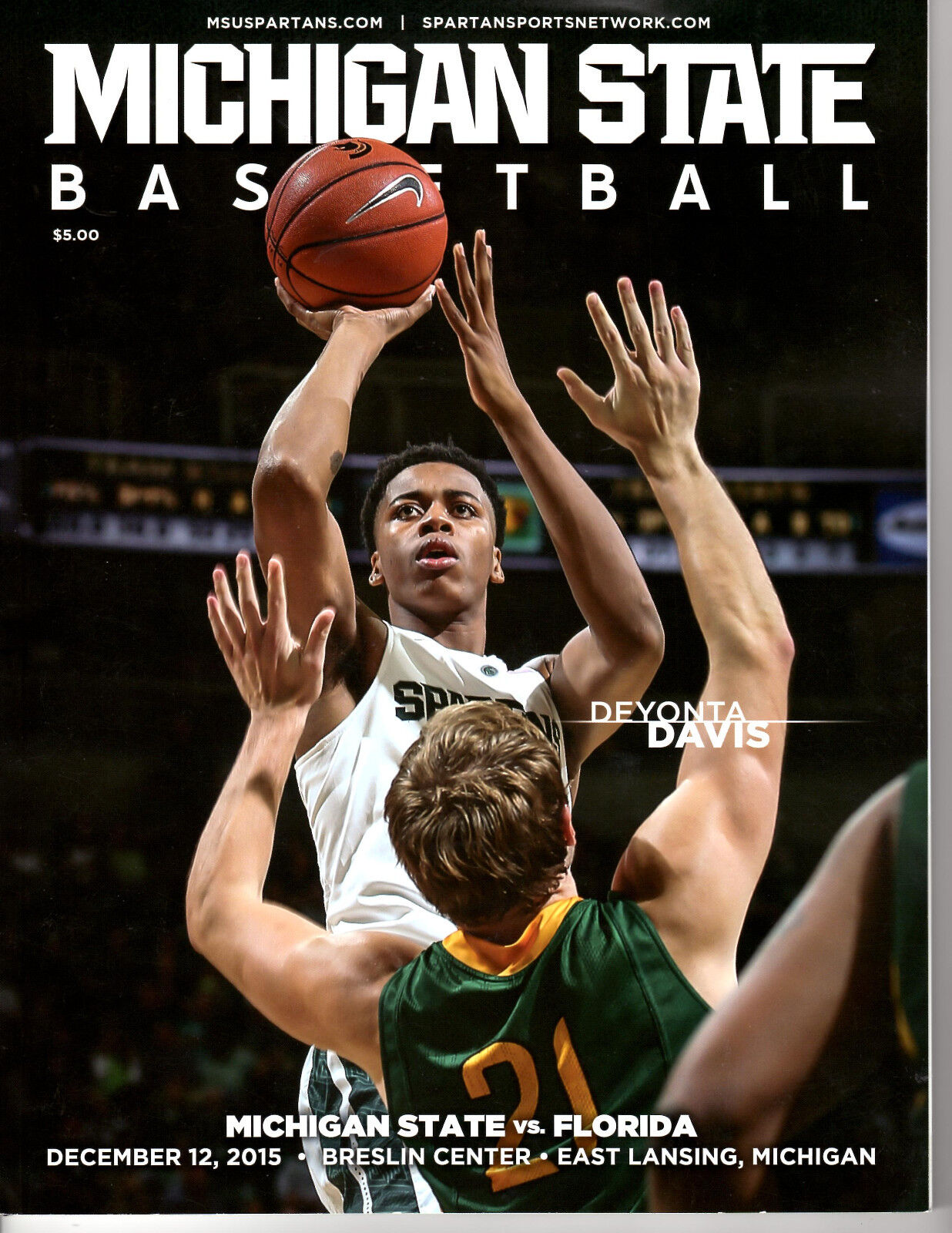 Deyonta Davis Michigan State Spartans basketball program