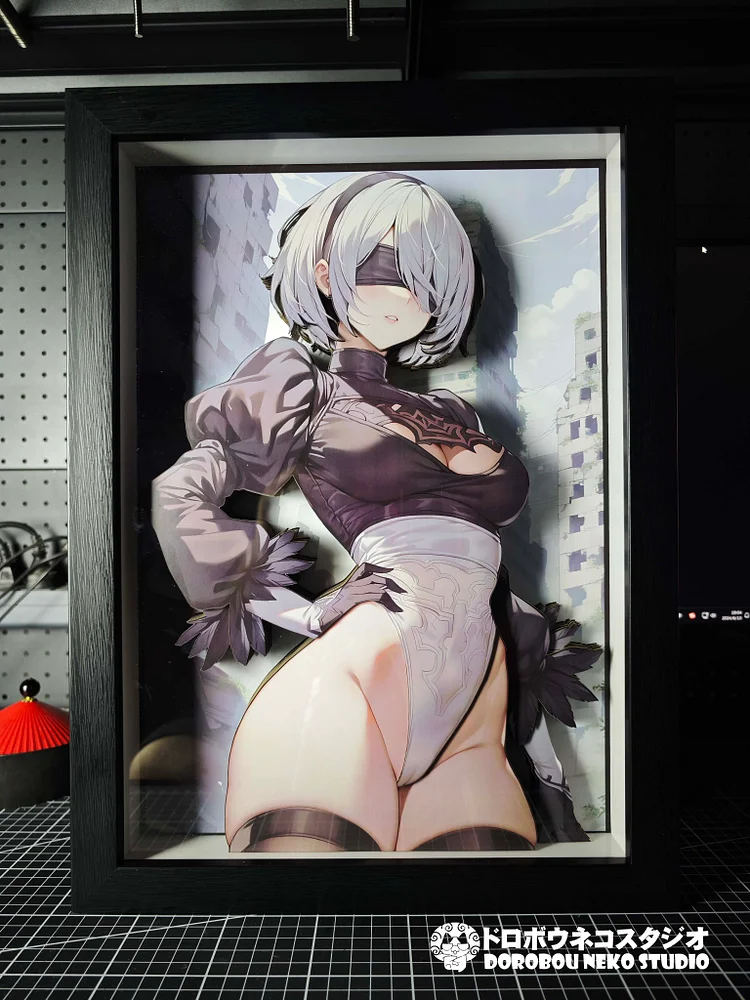 Dorobou Neko Studio - NieR:Automata DSMG-080 2B Painting Scene (Adult 18+)-