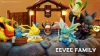 GK Scale Pokemon Ecological Landscape Series Eevee Family Hot Springs with LED - Pokemon Resin Statue - TiaoTiao Hall Studio