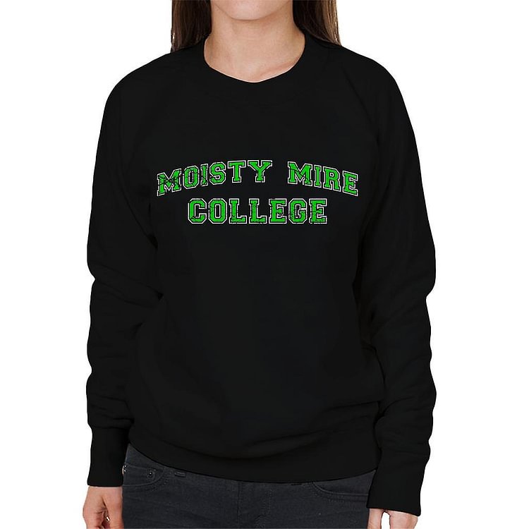 Fortnite Moisty Mire College Varsity Text Women's Sweatshirt