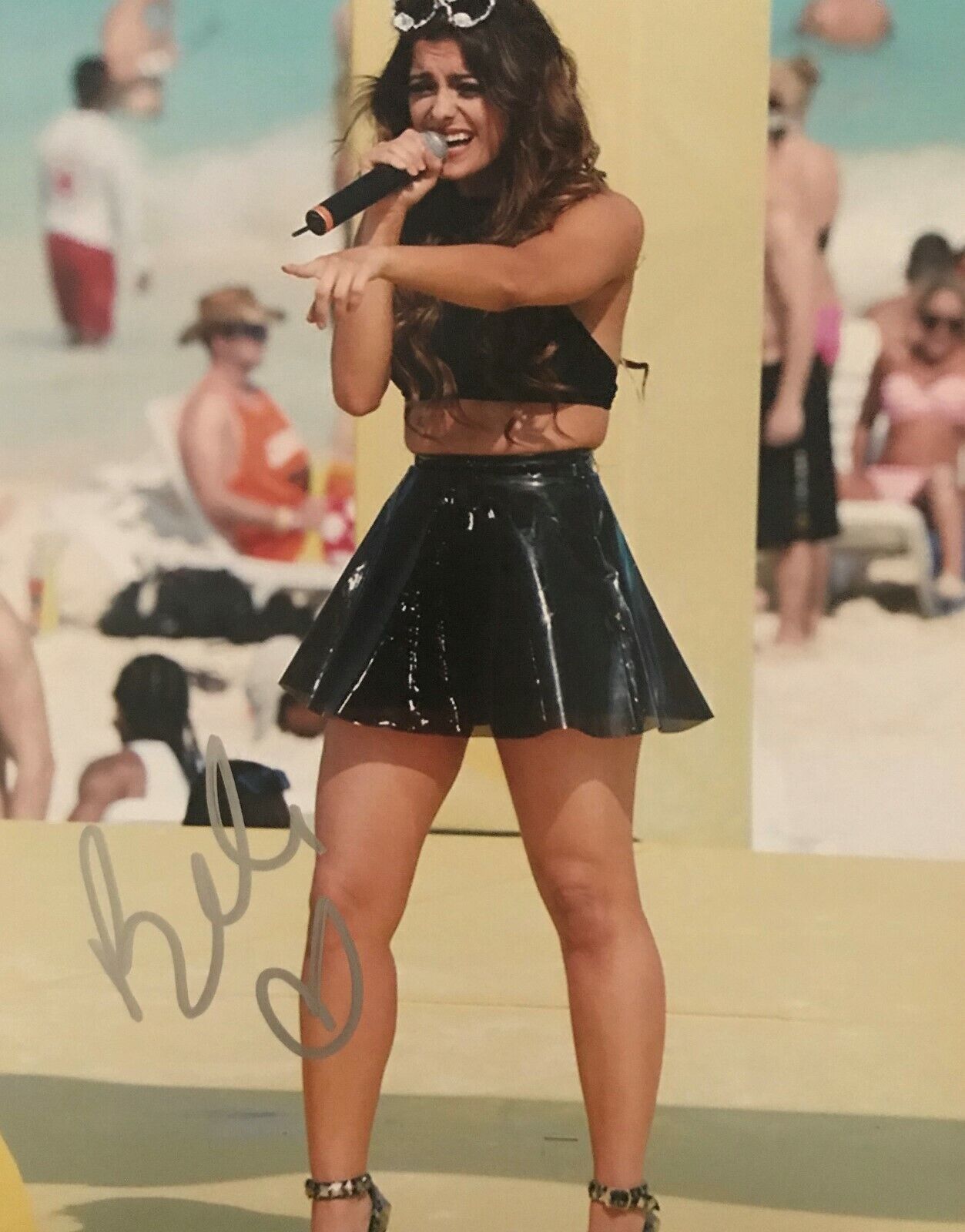 Bebe Rexha Expectations Singer Me Myself & I Signed 8x10 Photo Poster painting COA E1