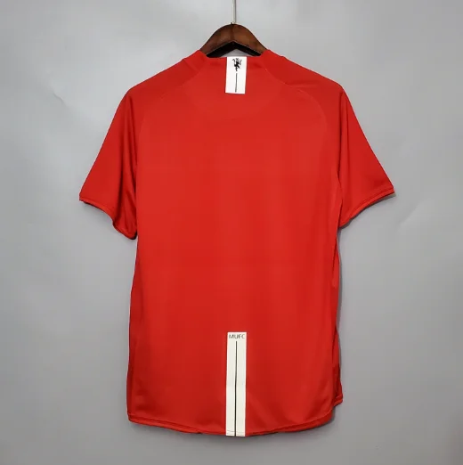 Retro 07/08 Manchester United Champions League version home Football T-Shirt