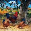 Chicken- Round/Square AB Drills Diamond Painting(45*45cm)