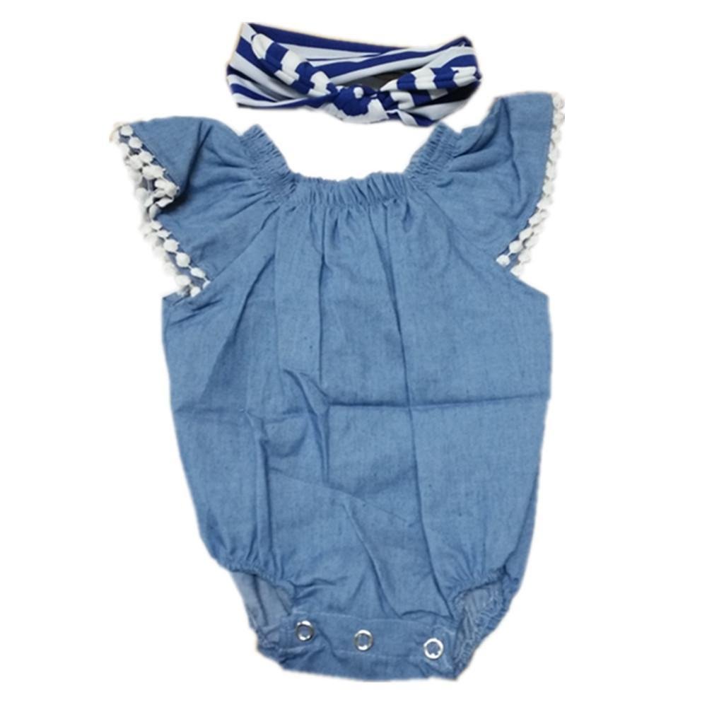 Reborn Dolls Baby Clothes Blue Outfits for 20"- 22" Reborn Doll Girl Baby Clothing sets