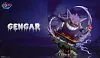 Skateboard Gengar - Pokemon Resin Statue - ntwo-Studios