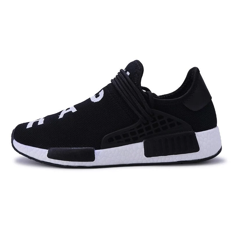 New Men's Casual Sneakers Flat Knitting Male Loafers Women Couple Air Mesh Vulcanized Slip on Shoes Non-slip Men Plus Size 35-47