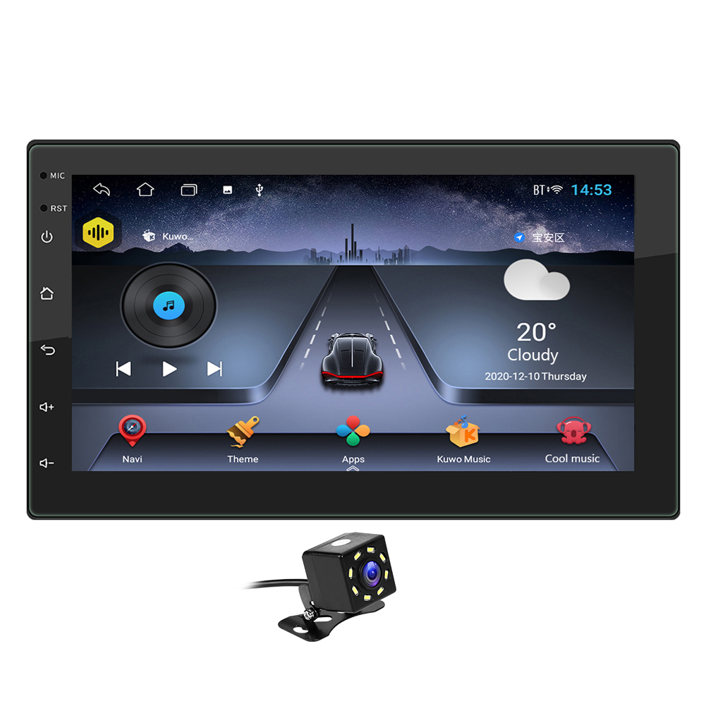 

7784AD Android 10.1 GPS WiFi Bluetooth AUX Head Unit + Rear View Camera, With camera, 501 Original