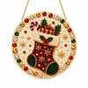 DIY Pearl Diamond Painting Christmas Wreath Hanging Ornament Kit