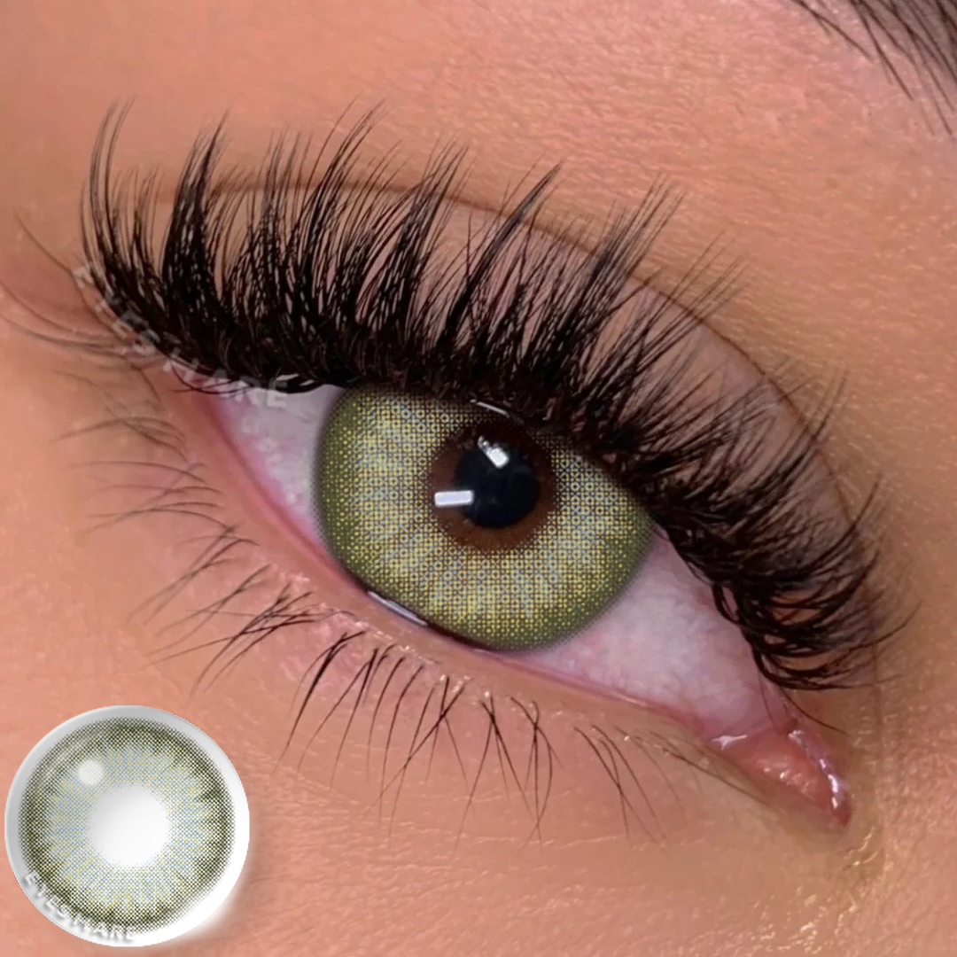 Colored Contact Lenses EYESHARE BALI GREEN 14.2MM 1 Pair | 1 Year